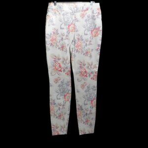 NWT Boston Proper Women's So Easy Brushed Rose Multi Pants Sz 12